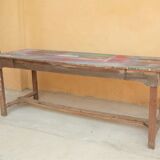 Wooden farm dining table