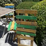 4 vintage outdoor chairs