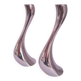 Large Cobra candlesticks by Georg Jensen, Denmark.