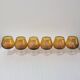 Series of 6 amber Napoleon errors