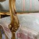 Antique Louis XV Style Gilded Sofa with Gobelin Upholstery