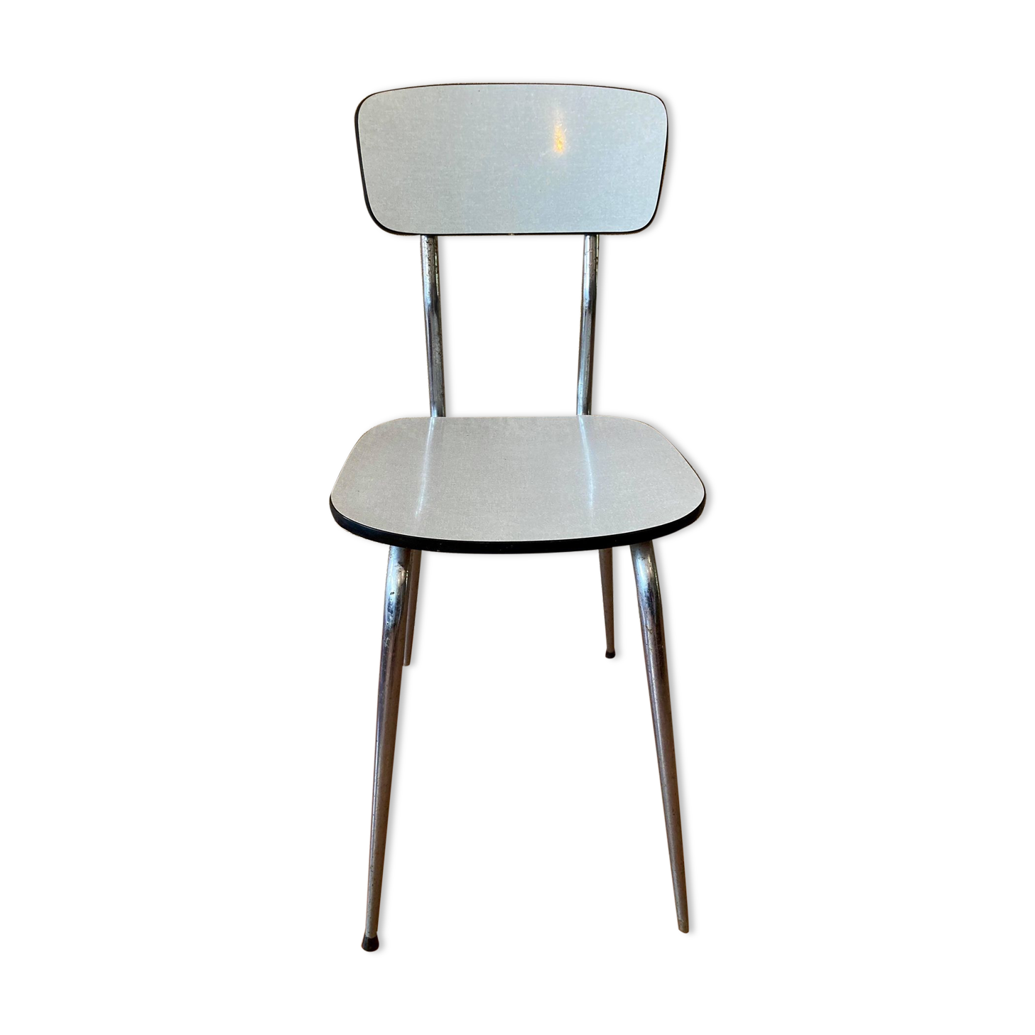 White formica chair