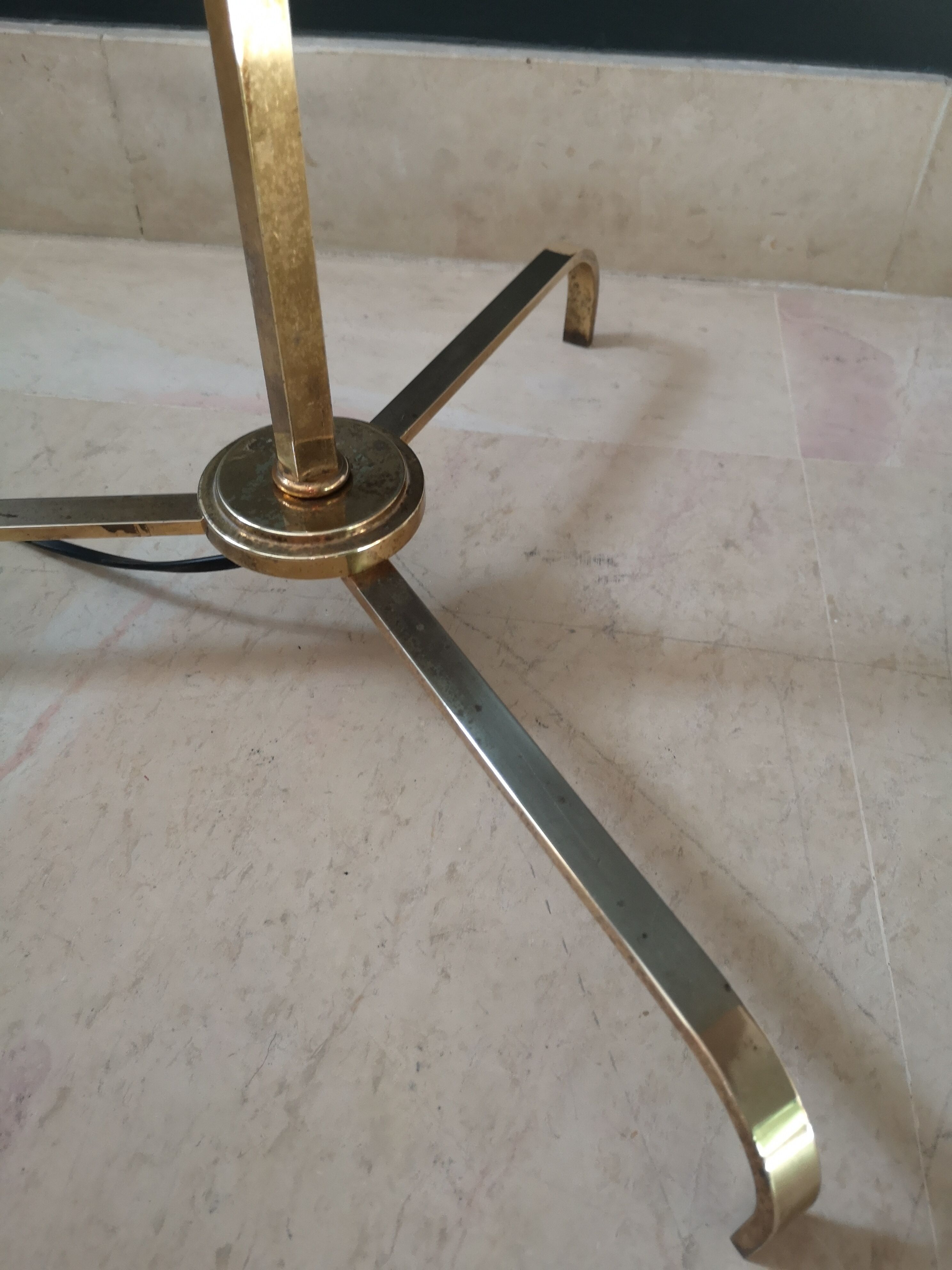 Brass lamp tripod 50s
