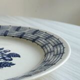 Vintage porcelain plate with fruit pattern