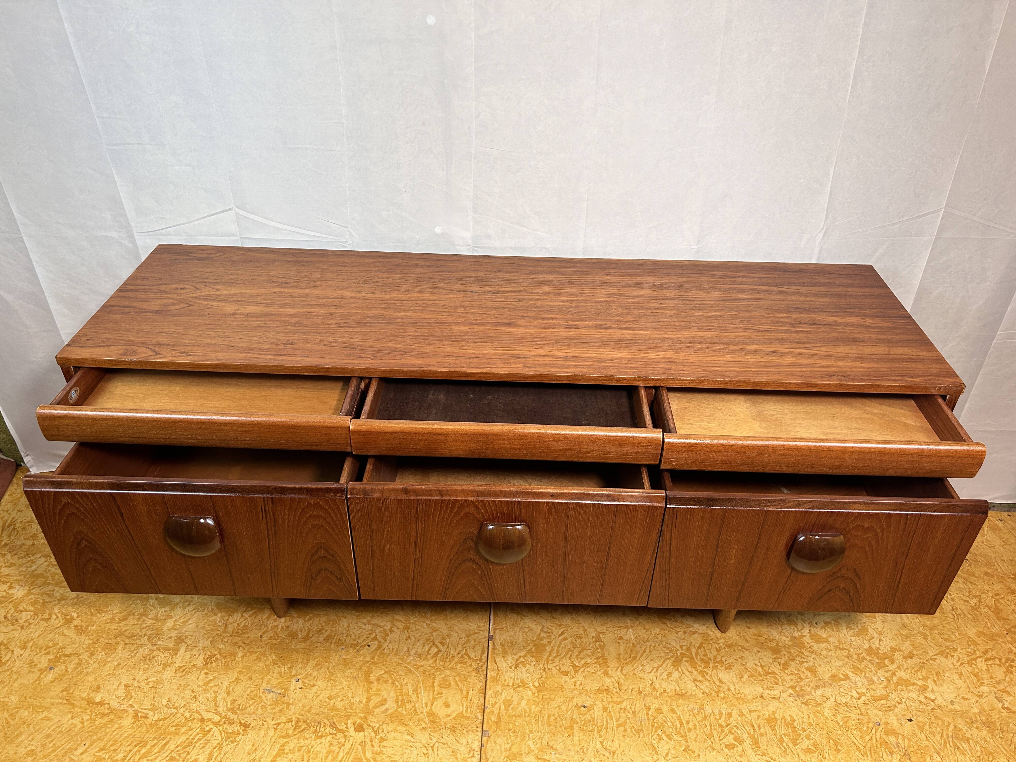 Mid Century retro vintage teak sideboard by Elliots of Newbury 1960