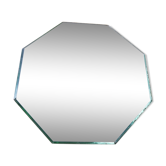 Bevelled octagonal mirror