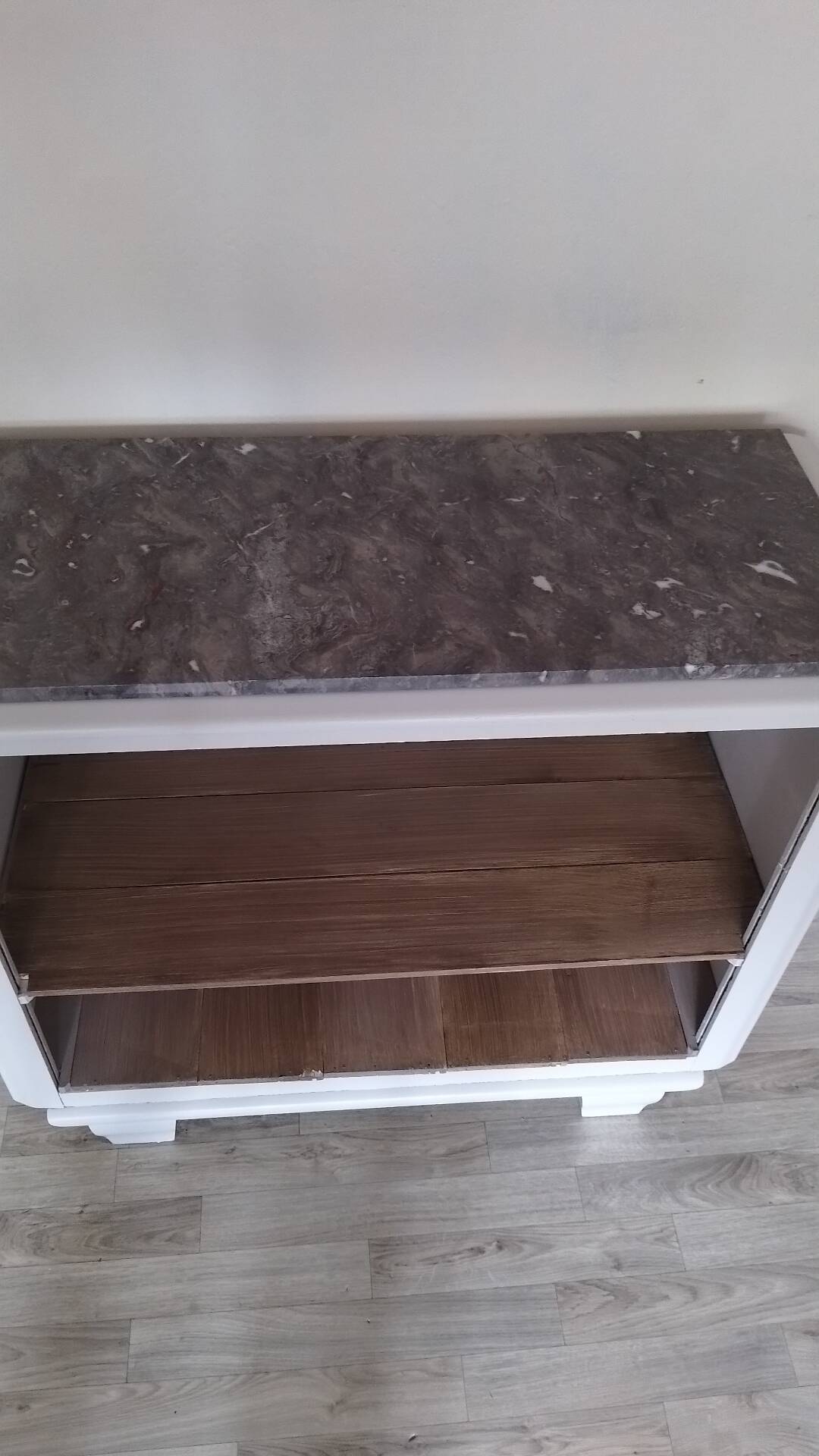 Multifunctional marble shelf