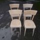 Série de 4 chaises de bistrot Baumann