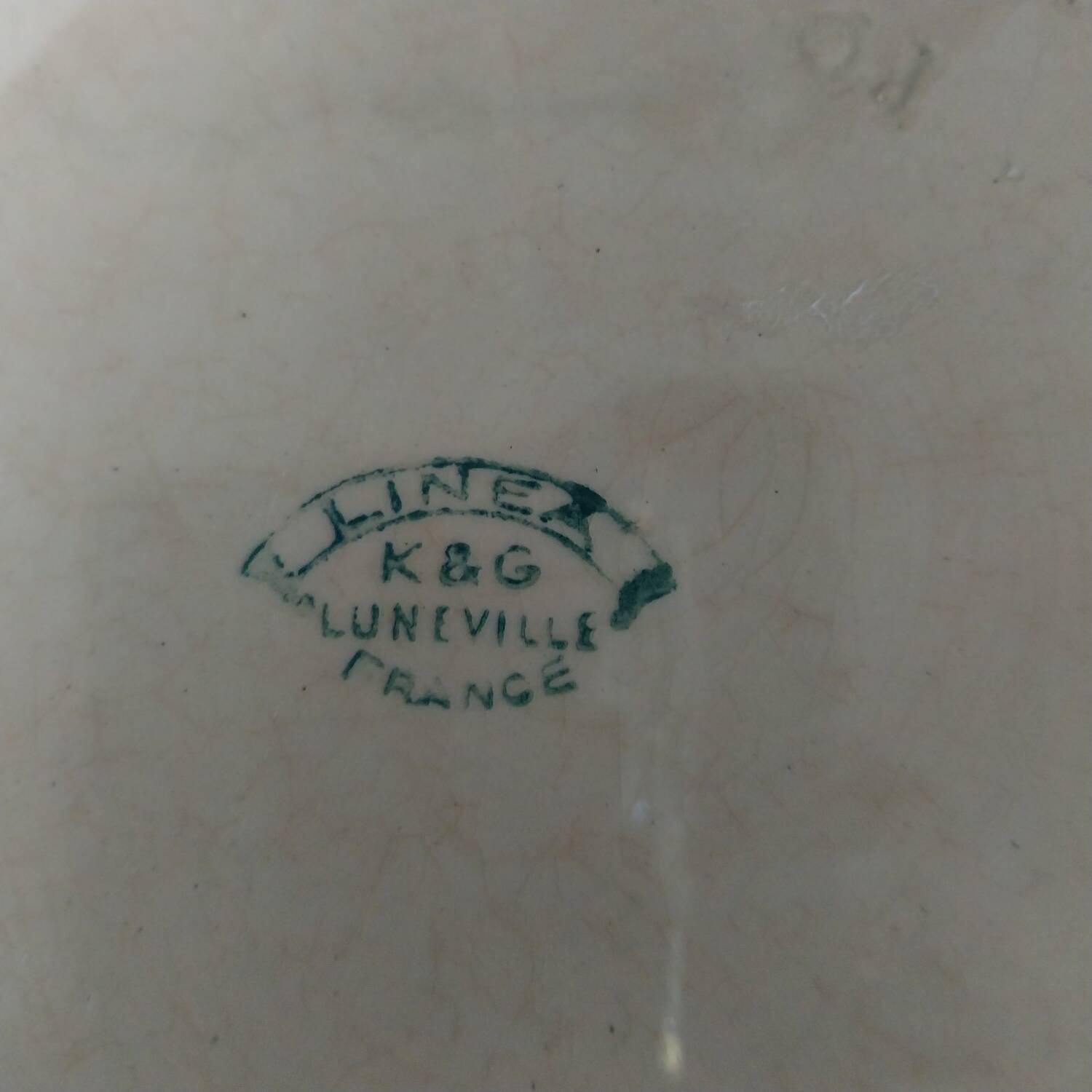 Vintage Art Deco compote dish Lunéville K&G