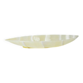 Handcrafted alabaster catchall from natural Egyptian vintage, 1960s-1970s.