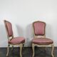 Paire de chaises de syle Louis XV