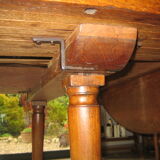 Table Directoire walnut 5 extensions