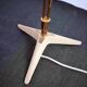 Vintage Stehlampe Cosack en fibre de verre Messing