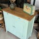 Ancien buffet parisien vert amande