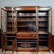 Very Important library secretary a ressaut napoleon III era in mahogany around 1850