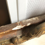 Mirror trumeau wood and plaster, early 20th