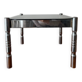 Chrome side table
