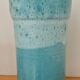 Blue ceramic vase. 60s