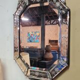 Bevelled Venetian mirror 54x97cm