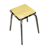 Yellow formica stool