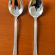 Christofle Aria salad servers, serving cutlery