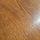 Brutalist set solid oak round dining table 4 chairs Depuydt Belgium