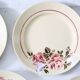 Set of 4 flat plates Badonviller, vintage French