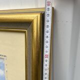 Beautiful Gouache English Cricket Scene Roy Perry 78 x 59