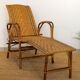 Chaise longue en osier années 30