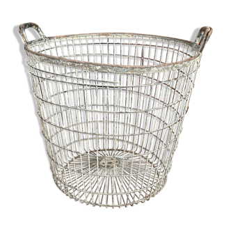 Old metal basket