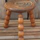 Oak tripod stool