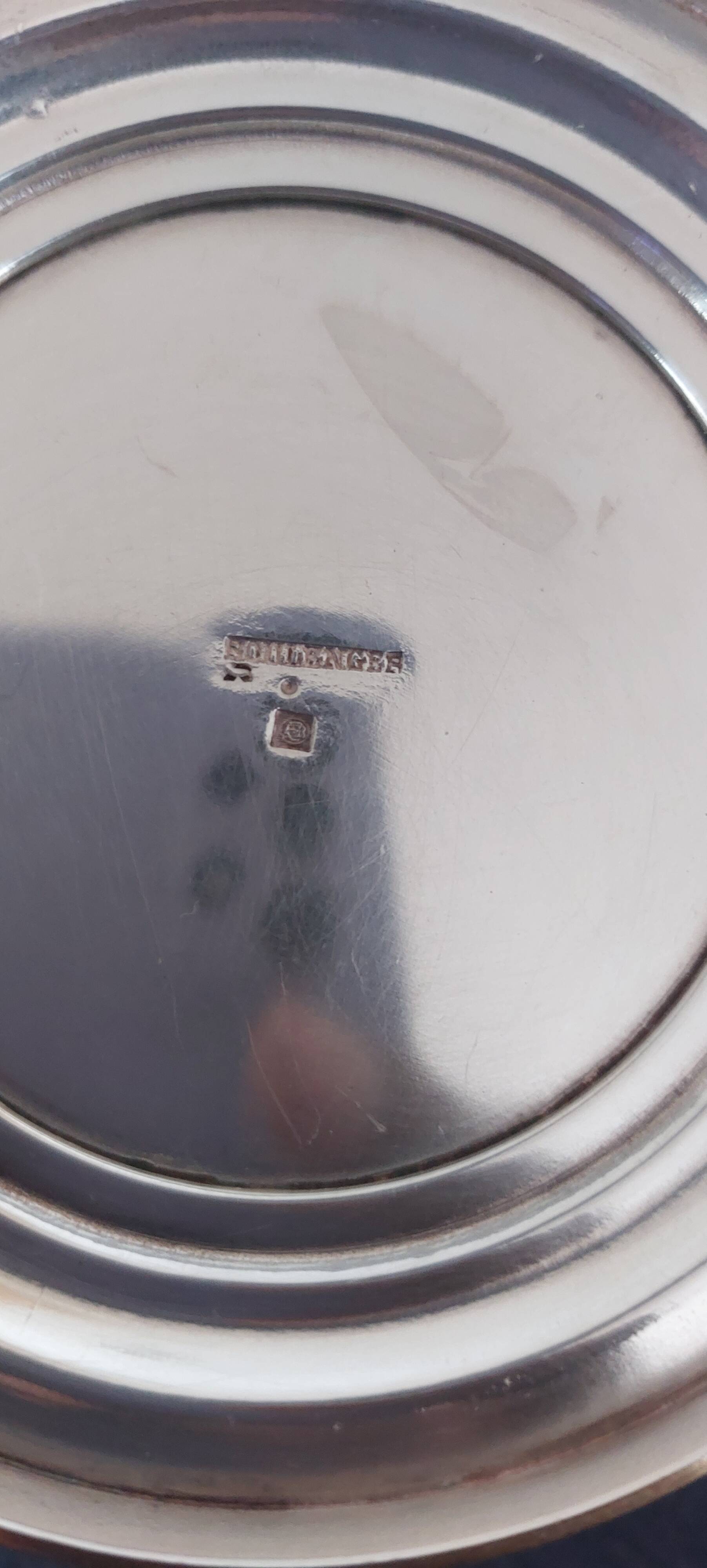 Boulenger coffee and tea service in silver metal