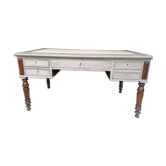 Bureau plat en noyer