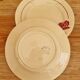 Set of 5 vintage Badonviller Simone flat plates.