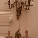 Pair of 3-light wall lamps
