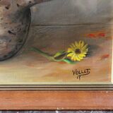 Viollet F. "Bouquet de fleurs jaunes"