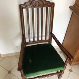 Green armchair