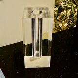 VINTAGE TRANSPARENT ALTUGLASS VASE FOR GUZZINI 1970