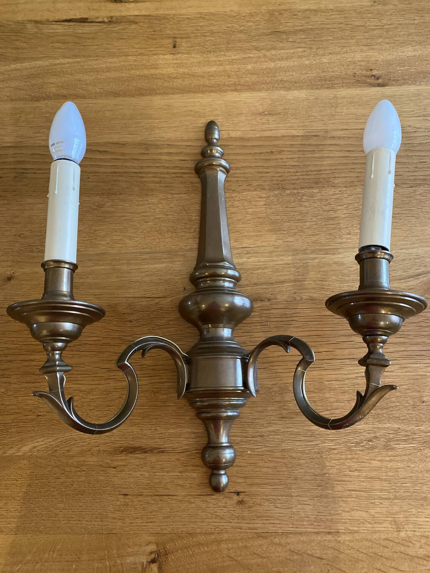Paire d’Appliques Baguès en bronze