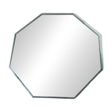 Antique beveled octagonal mirror