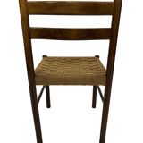 Vintage chair danish design papercord 60s dining chair