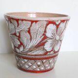 Italian ceramic flowerpot by Fratelli Fanciullacci, circa 1950/60 / size 3