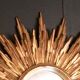 Mirror golden sun 49 cm " hollywood regency "
