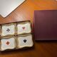 Set cups Limoges decoration card games