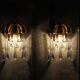 Crystal Wall Lights by Palme & Walter Palwa, 1960s, Set of 2