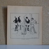 Drawing in indian ink circa 1910