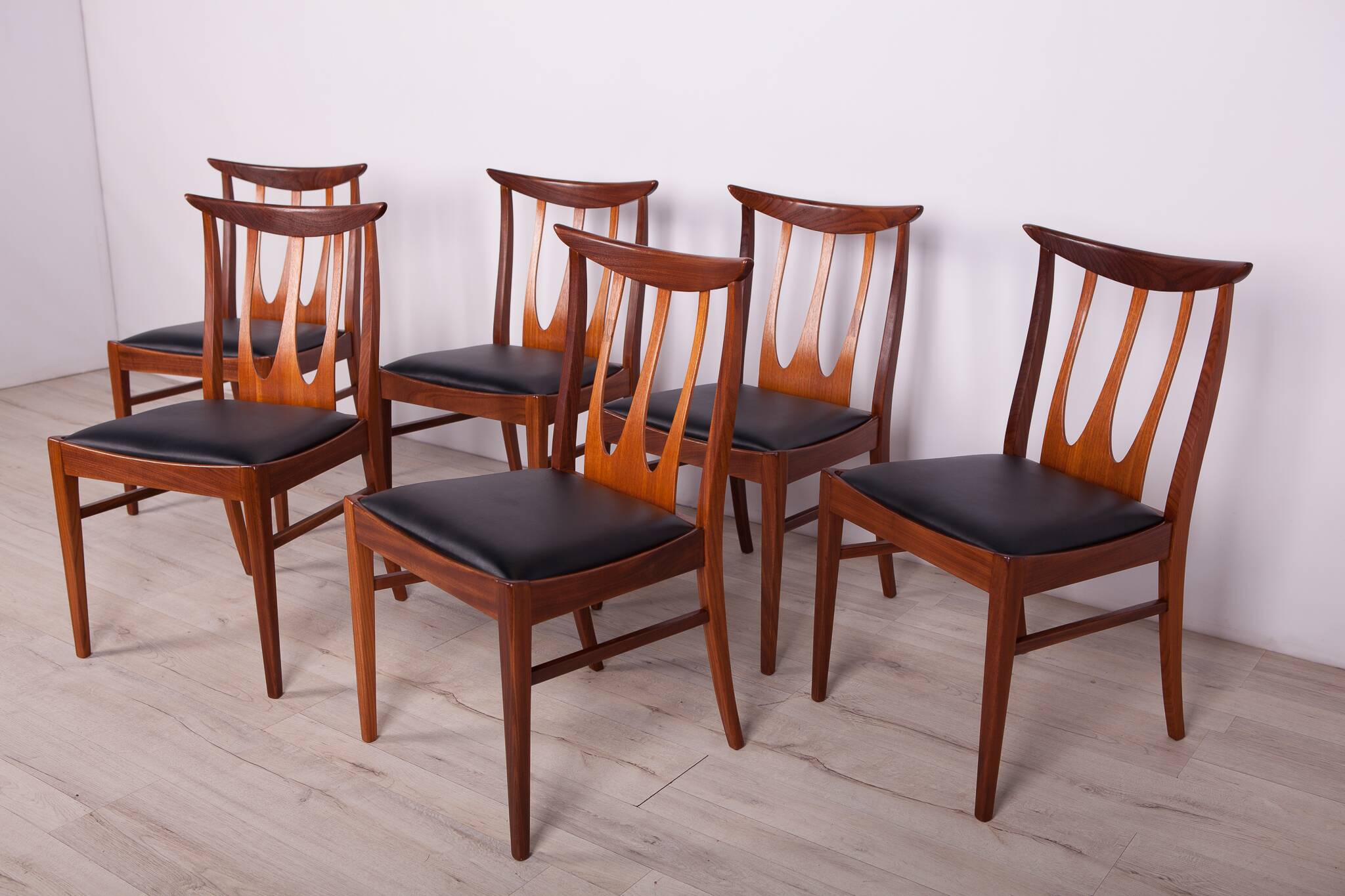Brasilia Dining Chairs from G-Plan, 1960s, Set of 6