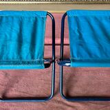 Pair of vintage canvas seats