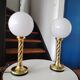Pair of Vintage Rogo Leuchten Desk Lamps, 1970s.