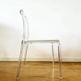 Pair of transparent plexiglass chairs "Armet Italy"